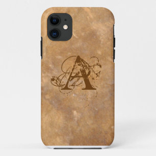 Capa Para iPhone 11 Pedra Clássica Como Monograma
