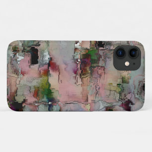 Capa Para iPhone 11 Pedra rústica colorida predominou salmão para ci