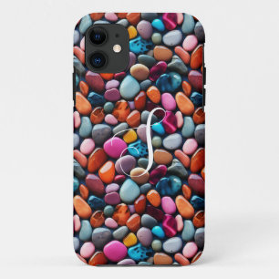 Capa Para iPhone 11 Pedras Coloridas