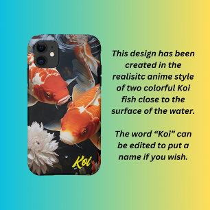 Capa Para iPhone 11 Peixe Koi