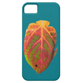 Capa Para iPhone 11 Peixe Tropical Folha de Aspen 1