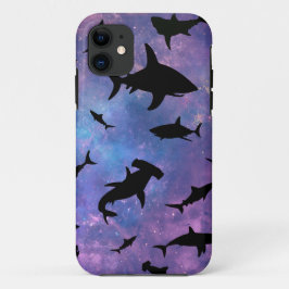Capa Para iPhone 11 Peixe-tubarão simples mandíbulas-baleias padrão ga