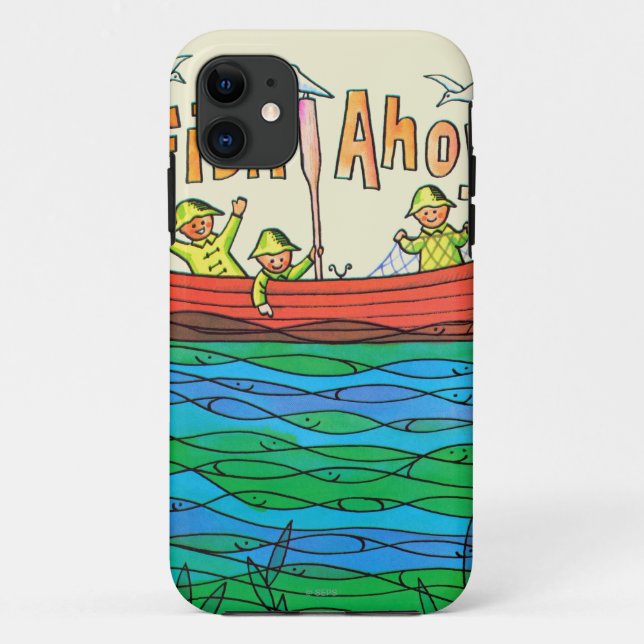 Capa Para iPhone 11 Peixes Ahoy! (Verso)