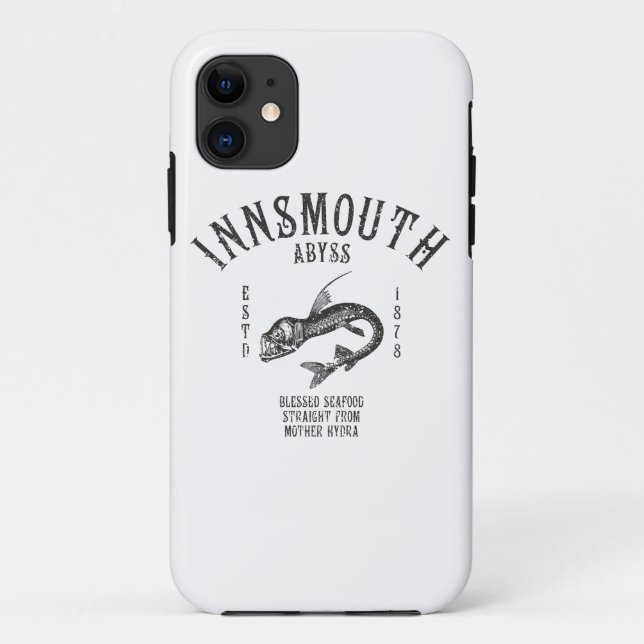 Capa Para iPhone 11 Peixes de profundidade (Verso)