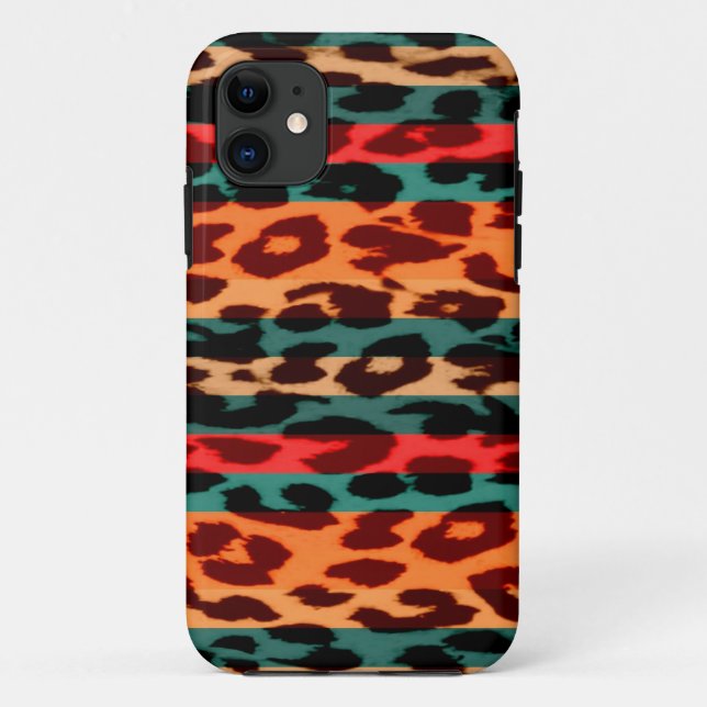 Capa Para iPhone 11 Pele impressa em pele de couro (Verso)