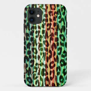 Capa Para iPhone 11 Peles de pele de animais impressas sem costura, de