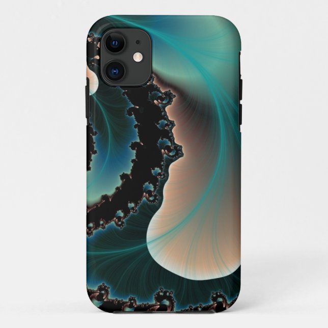 Capa Para iPhone 11 pena fractal (Verso)