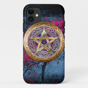 Capa Para iPhone 11 Pentagrama do Wiccan Pagan Alter Cloth