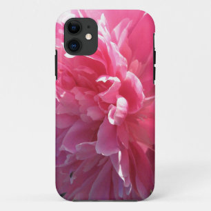 Capa Para iPhone 11 Peônia cor-de-rosa