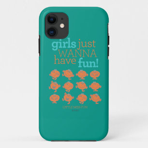 Capa Para iPhone 11 Pequena Miss Divertida Meninas Só Querem Se Dive