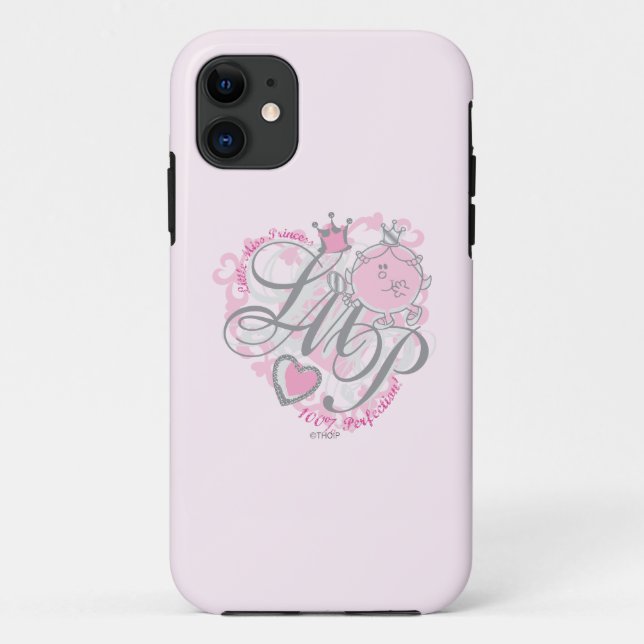 Capa Para iPhone 11 Pequena Miss Princesa - 100% de Perfeição (Verso)