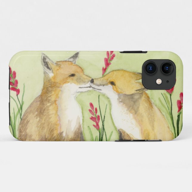 Capa Para iPhone 11 Pequenos Vixens (Verso (horizontal))
