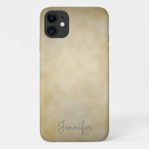 Capa Para iPhone 11 Pergaminho Personalizado Elegante