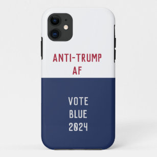 Capa Para iPhone 11 Personalizado 2024 Anti-Trump AF Pro Democracia