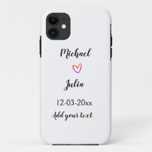 Capa Para iPhone 11 personalizado simples minimal adicione seu nome ve