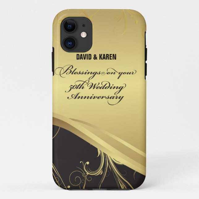 Capa Para iPhone 11 Personalizar, 50º Aniversário Religioso (Verso)