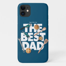 Capa Para iPhone 11 Personalizar Dia de os pais Feliz | O melhor Pai e