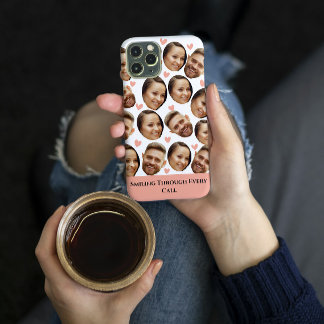 Capa Para iPhone 11 Personalizar imagem do rosto Coração Engraçado Pad