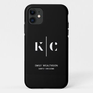 Capa Para iPhone 11 Personalizável, elegante, ousado e refinado