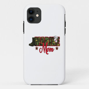 Capa Para iPhone 11 Personalize a mãe marinha com a etiqueta de cão