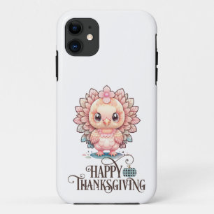 Capa Para iPhone 11 Peru de Ação de Graças Fofo