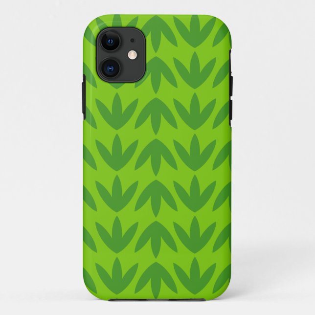 Capa Para iPhone 11 Pés de pássaro - Sombras do verde 07.pdf (Verso)