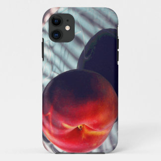 Capa Para iPhone 11 Pêssego nas sombras e luz do sol