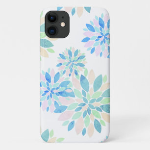 Capa para iPhone 11 Pétalas de Flores Cores Pastel