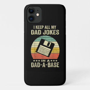Capa Para iPhone 11 Piadas engraçadas de pai homens no dad-a-Base