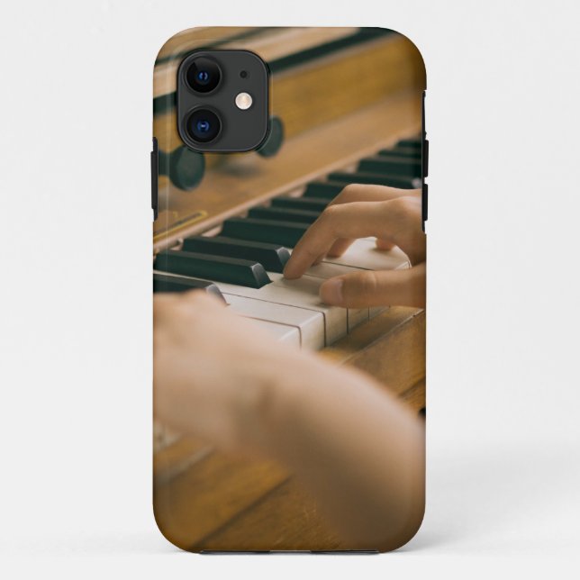 Capa Para iPhone 11 Piano bonito (Verso)