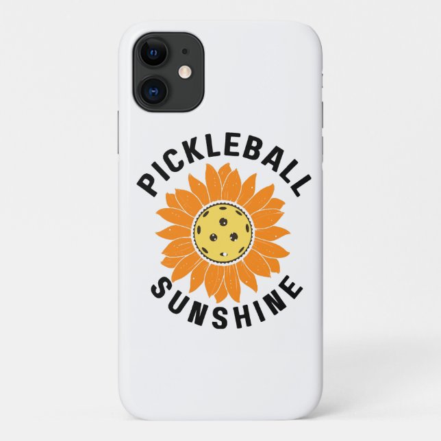 Capa Para iPhone 11 Pickleball sol (Verso)