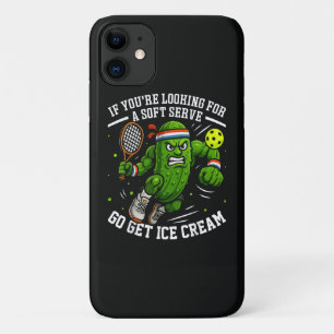 Capa Para iPhone 11 Picles Engraçados Jogando Pickleball