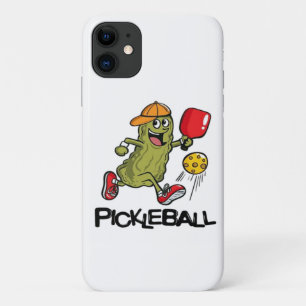 Capa Para iPhone 11 Picles Engraçados Jogando Pickleball