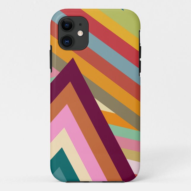 Capa Para iPhone 11 Picos dos anos 70 (Verso)