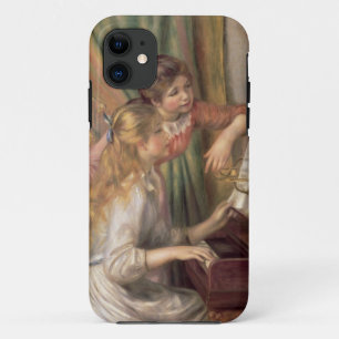 Capa Para iPhone 11 Pierre A Renoir Jovens raparigas no Piano