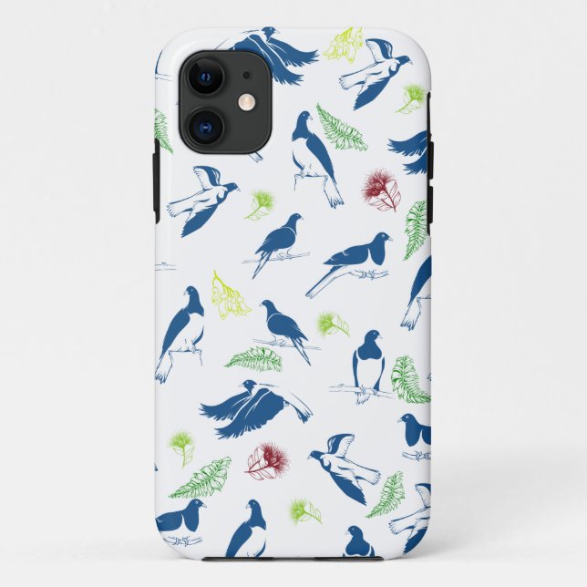Capa Para iPhone 11 Pigeon Kereru N.Z. Pigeon Kereru (Verso)