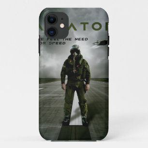 Capa Para iPhone 11 Piloto de caça do aviador