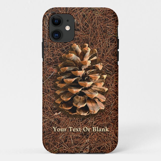 Capa Para iPhone 11 Pine Cone On Fallen Agulhas (Verso)