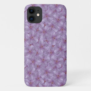 Capa Para iPhone 11 Pineywoods Geranium Padrão Sem Costura