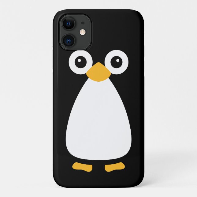 Capa Para iPhone 11 Pinguim vetor (Verso)