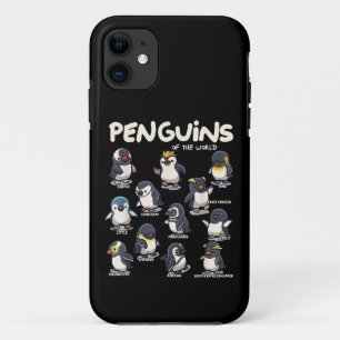 Capa Para iPhone 11 Pinguins Pinguins Animais do Amor aos Pinguins