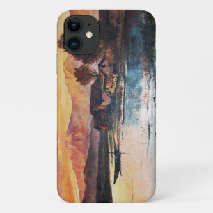 CAPA PARA iPhone 11 PINK MONTANHAS LAKE ALPINE SUNSET LANDSCAPE