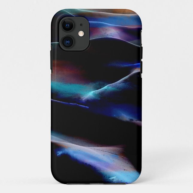 Capa Para iPhone 11 Pintar dunas acrílicas #13 (Verso)