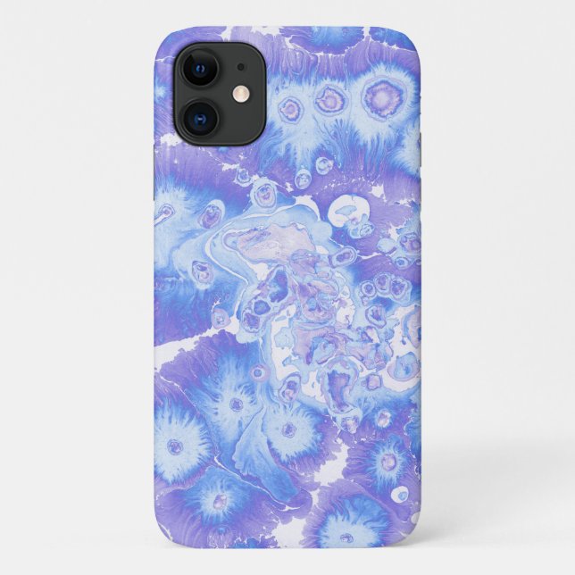 Capa Para iPhone 11 pintas em forma de espiral (Verso)