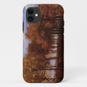 Capa Para iPhone 11 Pintura a óleo de vinheta - Paisagem do outono