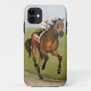 Capa Para iPhone 11 Pintura a óleo grande do cavalo de Brown Rsce