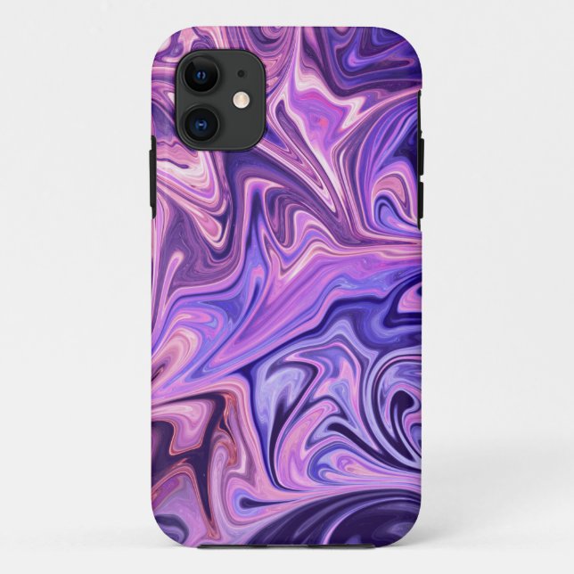Capa Para iPhone 11 Pintura de Abstrato Nova | Melhor Abstrato (Verso)