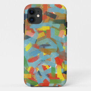 Capa Para iPhone 11 Pintura de retângulos geométricos de Abstrato mode