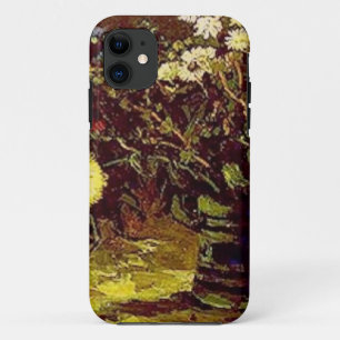 Capa Para iPhone 11 Pintura do vintage das flores das flores do vaso