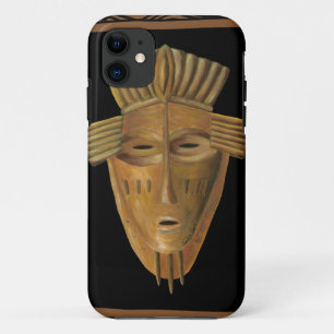 Capa Para iPhone 11 Pintura em máscara africana por Chariklia Zarris